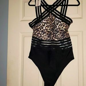 CBRAND leopard print one piece swimsuit size 2XL